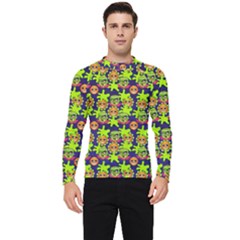 Smiley Background Smiley Grunge Men s Long Sleeve Rash Guard