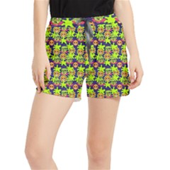 Smiley Background Smiley Grunge Runner Shorts