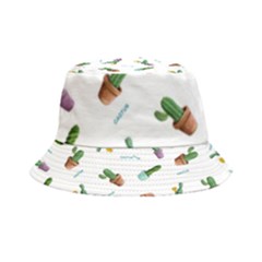 Cacti In Pots Inside Out Bucket Hat by SychEva