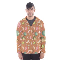 Watercolor Fruit Men s Hooded Windbreaker by SychEva