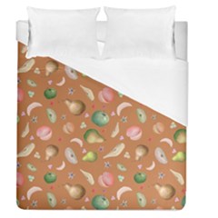 Watercolor Fruit Duvet Cover (queen Size) by SychEva