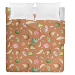 Watercolor Fruit Duvet Cover Double Side (queen Size) by SychEva