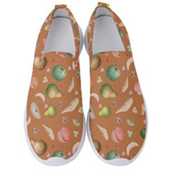 Watercolor fruit Men s Slip On Sneakers