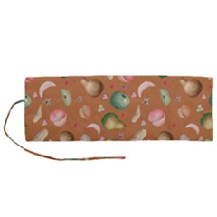 Watercolor fruit Roll Up Canvas Pencil Holder (M)