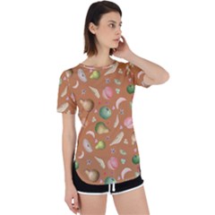 Watercolor fruit Perpetual Short Sleeve T-Shirt