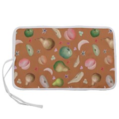 Watercolor fruit Pen Storage Case (M)