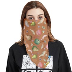 Watercolor Fruit Face Covering Bandana (triangle) by SychEva