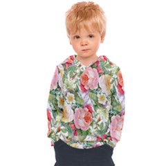 Garden Flowers Kids  Overhead Hoodie by goljakoff