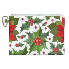 Christmas Berry Canvas Cosmetic Bag (xl) by goljakoff