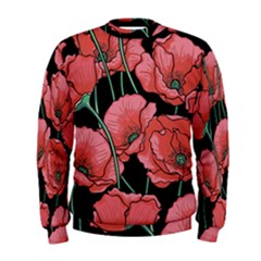 Poppy Flowers Men s Sweatshirt by goljakoff