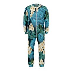 Blue Flowers Onepiece Jumpsuit (kids) by goljakoff