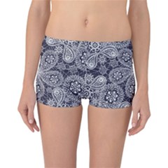 Flowers Mandala Ornament Reversible Boyleg Bikini Bottoms by goljakoff