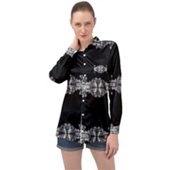 Gfghfyj Long Sleeve Satin Shirt