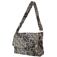 Vintage Ornate Interlace Pattern Full Print Messenger Bag (s) by dflcprintsclothing