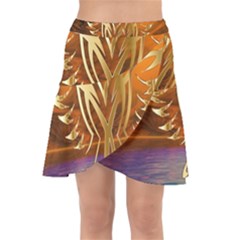 Pheonix Rising Wrap Front Skirt by icarusismartdesigns