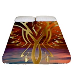 Pheonix Rising Fitted Sheet (queen Size) by icarusismartdesigns