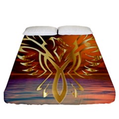 Pheonix Rising Fitted Sheet (california King Size) by icarusismartdesigns
