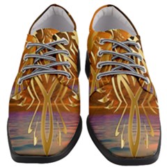 Pheonix Rising Women Heeled Oxford Shoes by icarusismartdesigns