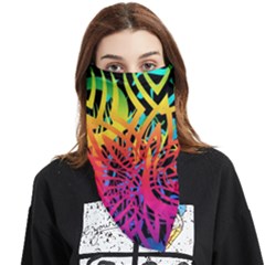 Abstract Jungle Face Covering Bandana (triangle)