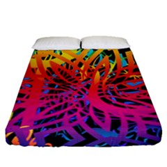 Abstract Jungle Fitted Sheet (queen Size)