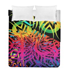 Abstract Jungle Duvet Cover Double Side (full/ Double Size)