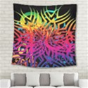 Abstract Jungle Square Tapestry (Large) View2