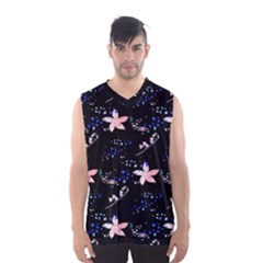 Sparkle Floral Men s Basketball Tank Top by Sparkle