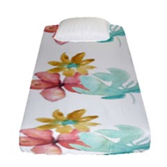 Floral Nature Fitted Sheet (single Size) by Sparkle