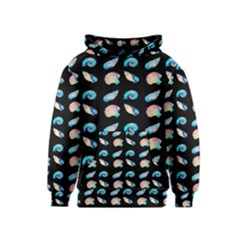 Sea Shells Kids  Pullover Hoodie by Sparkle