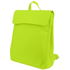 Arctic Lime Flap Top Backpack by FabChoice