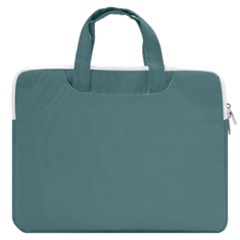 Beetle Green Macbook Pro Double Pocket Laptop Bag by FabChoice