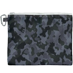 Camouflage Violet Canvas Cosmetic Bag (xxxl)