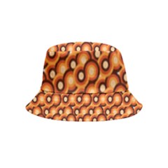 Curvy Geometric Pattern Inside Out Bucket Hat (kids) by designsbymallika