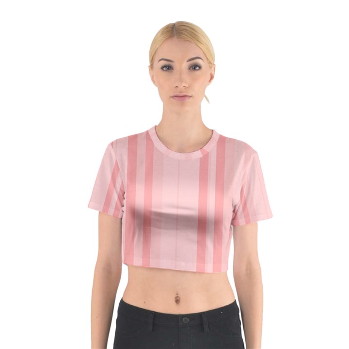 Patternbanderoses65 Cotton Crop Top