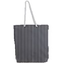 Bande noir/blanc  Full Print Rope Handle Tote (Large) View2