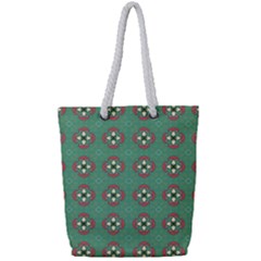 Mushrooms In The Meadow  Full Print Rope Handle Tote (small) by SychEva