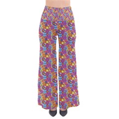 Groovy Floral Pattern So Vintage Palazzo Pants