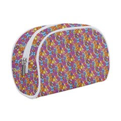 Groovy Floral Pattern Make Up Case (Small)