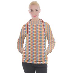 Psychedelic Groovy Pattern Women s Hooded Pullover by designsbymallika