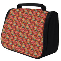 Square Floral Print Full Print Travel Pouch (big) by designsbymallika