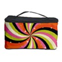 Psychedelic Groovy Orange Cosmetic Storage View1