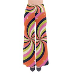 Psychedelic Groovy Orange So Vintage Palazzo Pants