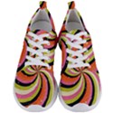 Psychedelic Groovy Orange Men s Lightweight Sports Shoes View1