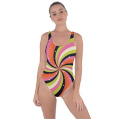 Psychedelic Groovy Orange Bring Sexy Back Swimsuit by designsbymallika