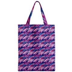 Pink Purple Shade Zipper Classic Tote Bag