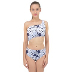 Folk Floral Pattern  Flowers Print  Spliced Up Two Piece Swimsuit by Eskimos