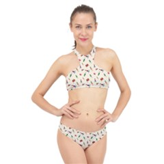 Vegetables Athletes High Neck Bikini Set by SychEva