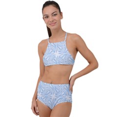 Abstract Stripes, Shapes, Lines High Waist Tankini Set by SychEva