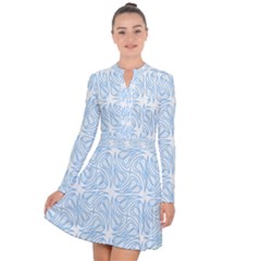 Abstract Stripes, Shapes, Lines Long Sleeve Panel Dress by SychEva