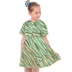 Green Leaves Kids  Sailor Dress by goljakoff